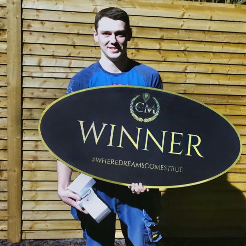 Eugene Diamond-Ballymoney-21st winner-Aple Gym Bundle- CM Competitions NI Ltd