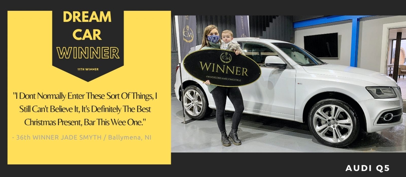 Jade Smyth- Ballymena - 36th Winner - Audi Q5
